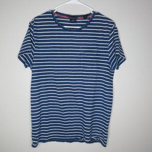 Scotch and Soda striped short sleeve shirt